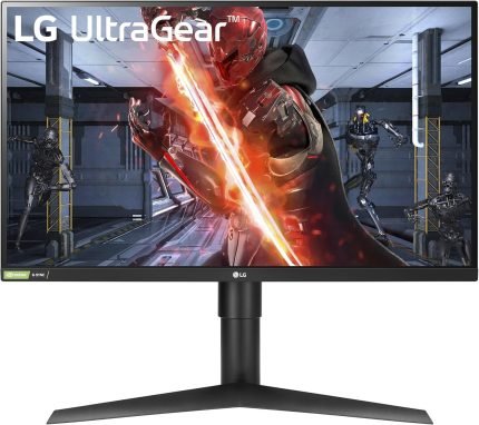 LG UltraGear QHD 27 吋遊戲螢幕 27GL83A-B - IPS 1ms (GtG),HDR 10 相容性,NVIDIA G-SYNC 和 AMD FreeSync,144Hz,黑色